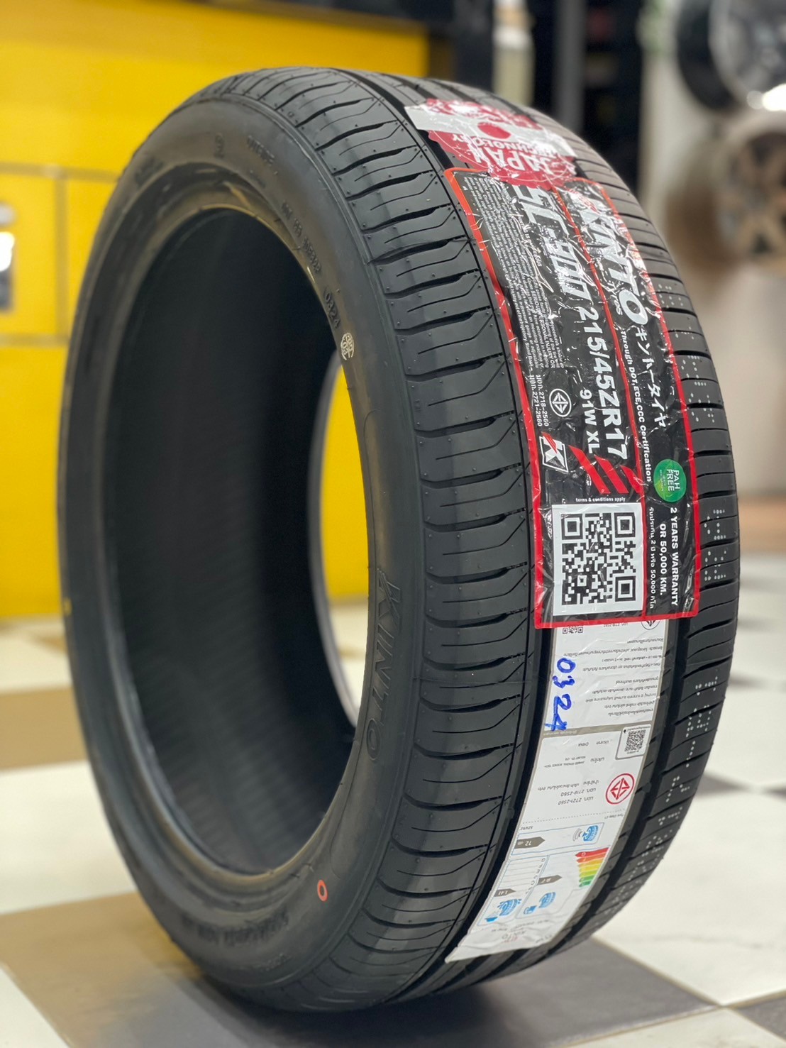 ยางใหม่คินโต๊ะ #KINTO SC900 215/45R17ยางใหม่ปี2024