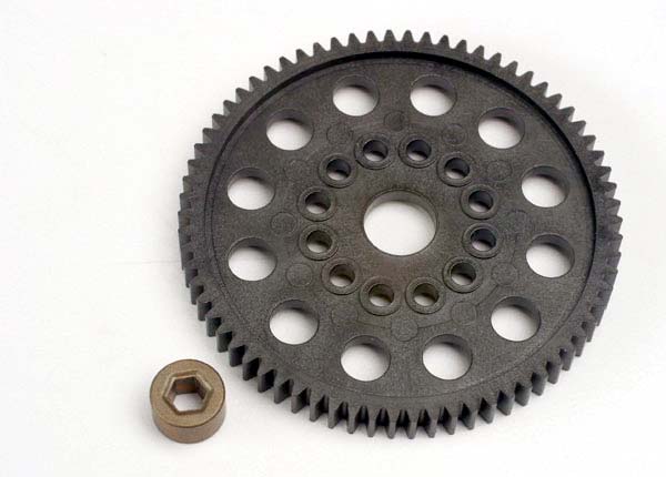 4470 Spur gear (70-Tooth) (32-Pitch) w/bushing