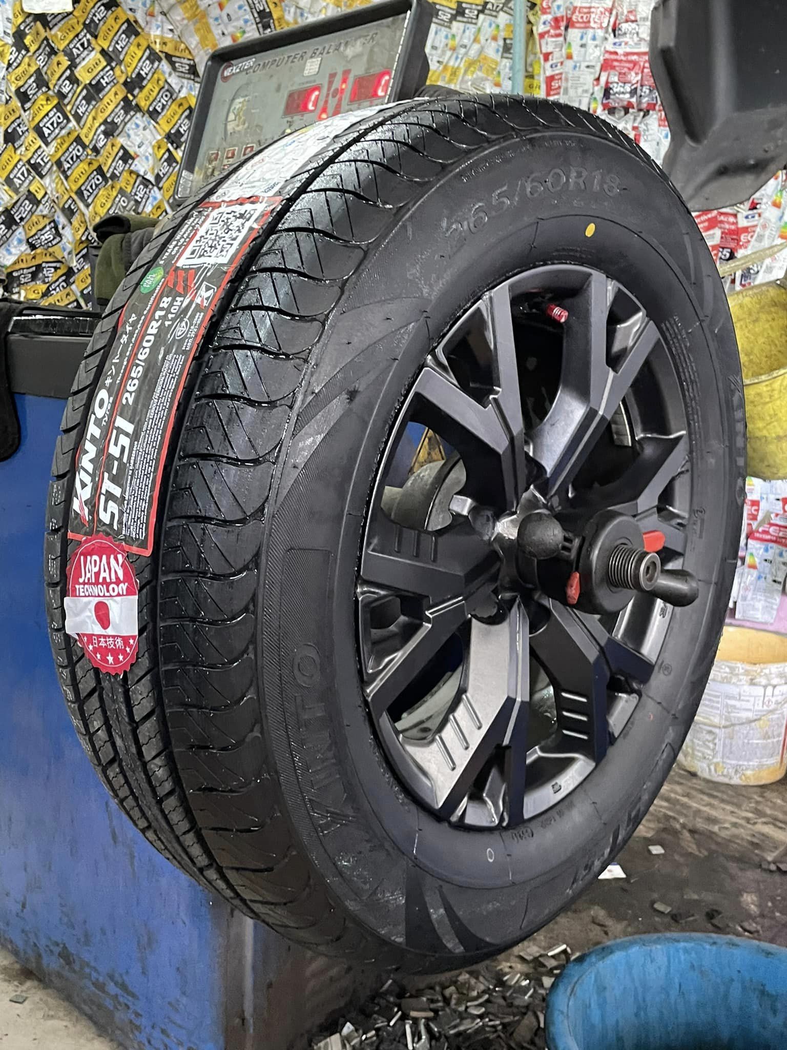 #ISUZU_DMAX 🙏 🛞#ยางใหม่คินโต๊ะ #KINTO-ST51 265/60R18 ยางใหม่ปี2024