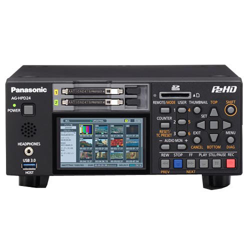 จำหน่าย Panasonic AG-HPD24E Solid-State Portable P2 Deck