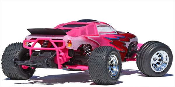 INT-80527 Pink Sealed Gear Cover for the Traxxas e-Rustler, e-Stampede 2wd, Bandit & Slash 2wd