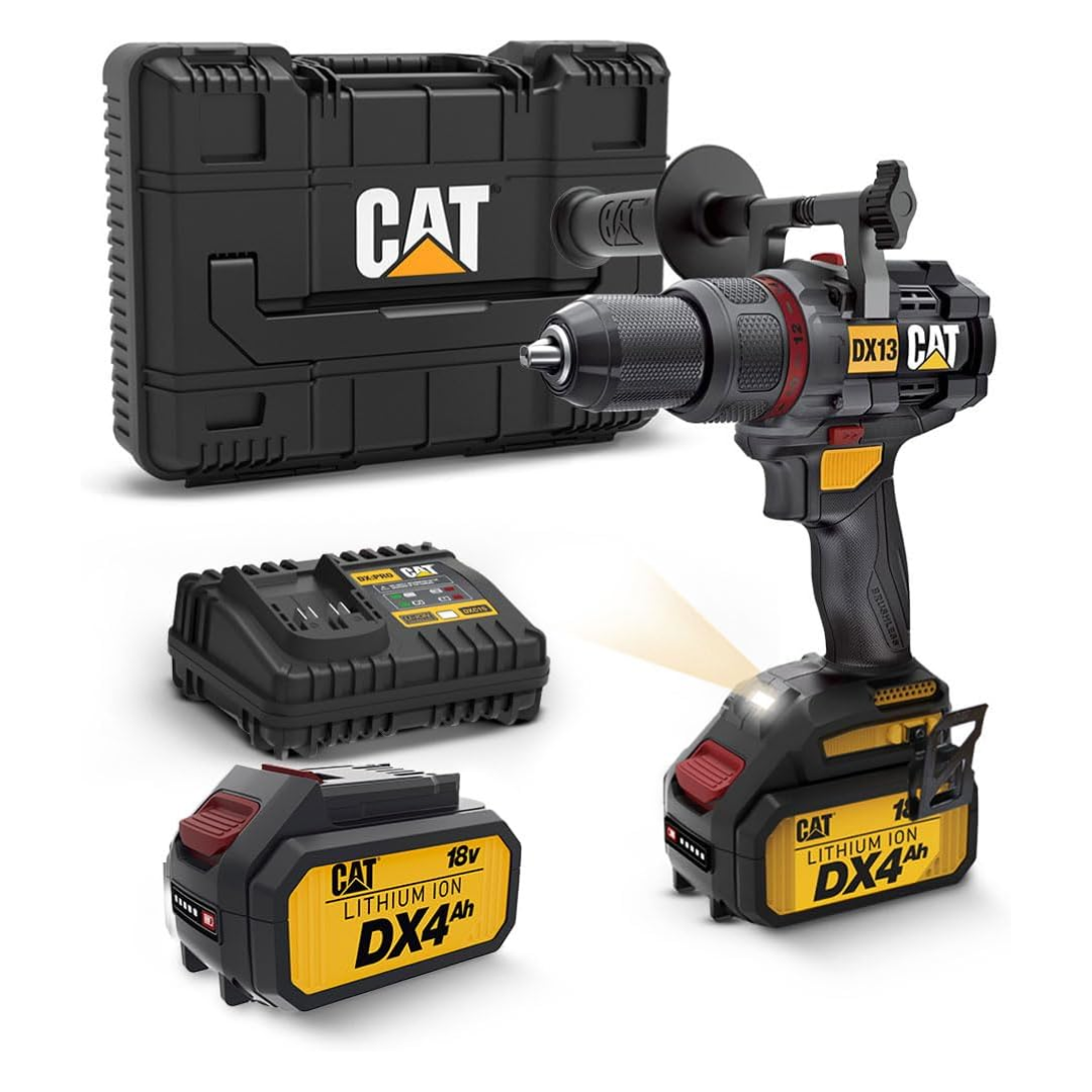 ชุดสว่านกระแทกไร้สาย 18V 80N.m BL Motor No.DX13.1 CAT Powertool