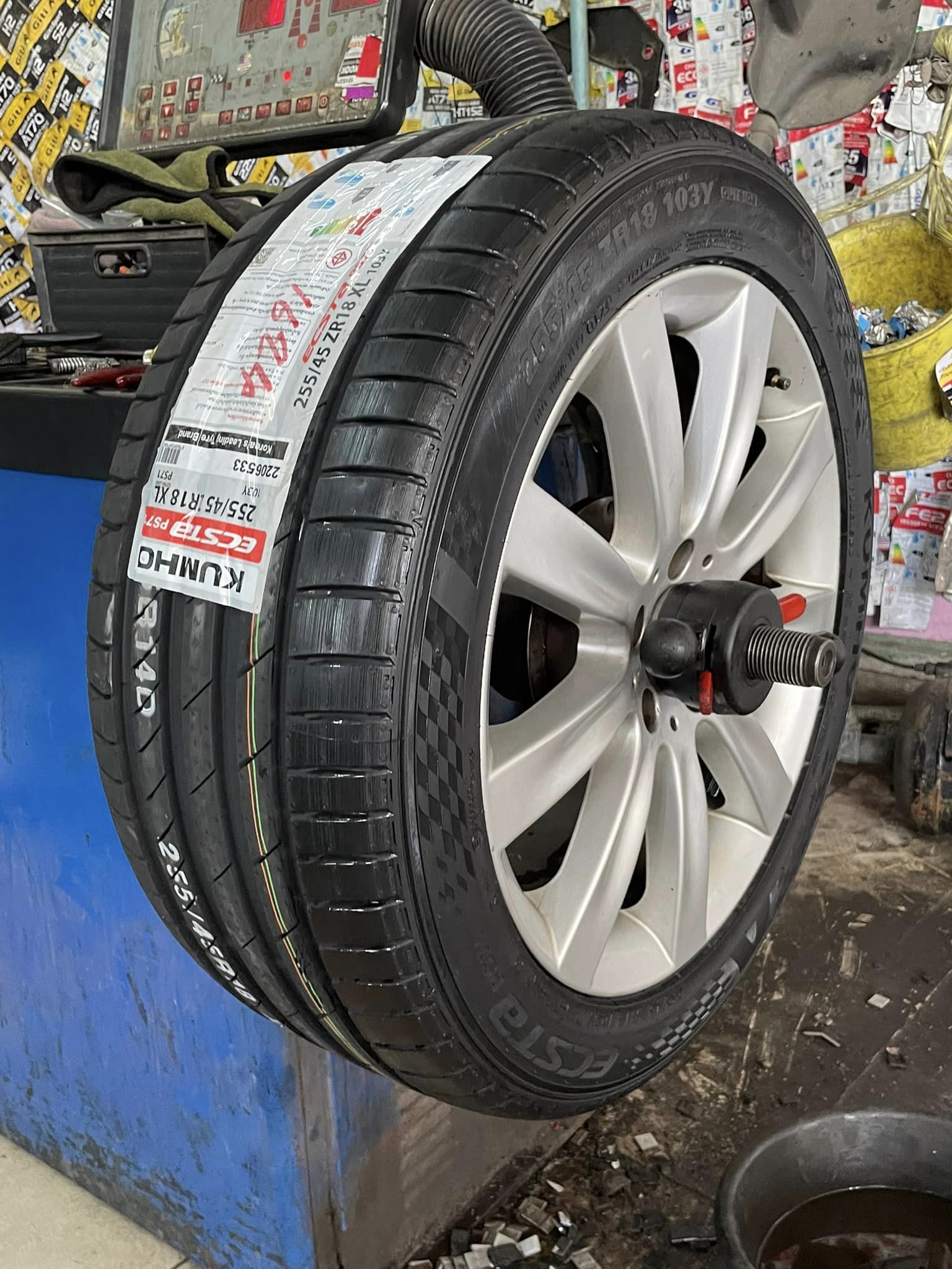 🛞❤️ #BENZ_S350🚘❤️💫 🛞🐘#KUMHO #ECSTA 255/45R18