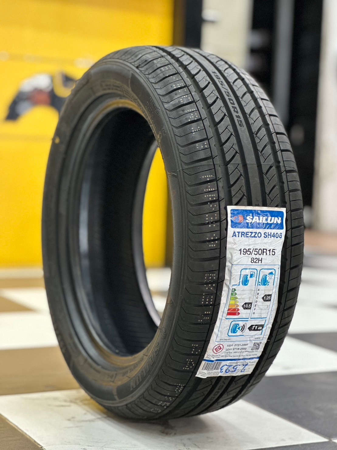 ยางใหม่ #SAILUN "ไซหลุน" #195/50R15 ยางใหม่ปี2023