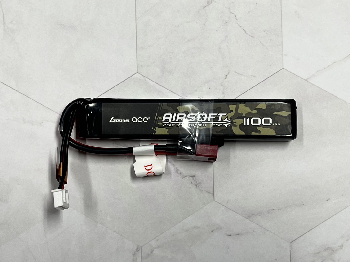 GA-7.4V 1100 Gens ACE Airsoft 7.4V 1100mAh 25C (ปลั๊กดีน)
