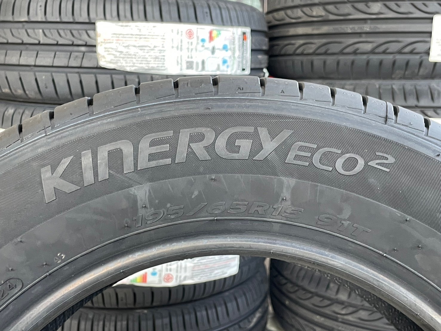 HANKOOK 195/65R15 รุ่น KINERGY ECO2 ยางใหม่ปี2024