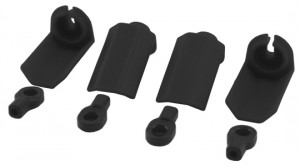 RPM-80402 Black Shock Shaft Guards for Traxxas & Durango 1/10th Scale Shocks