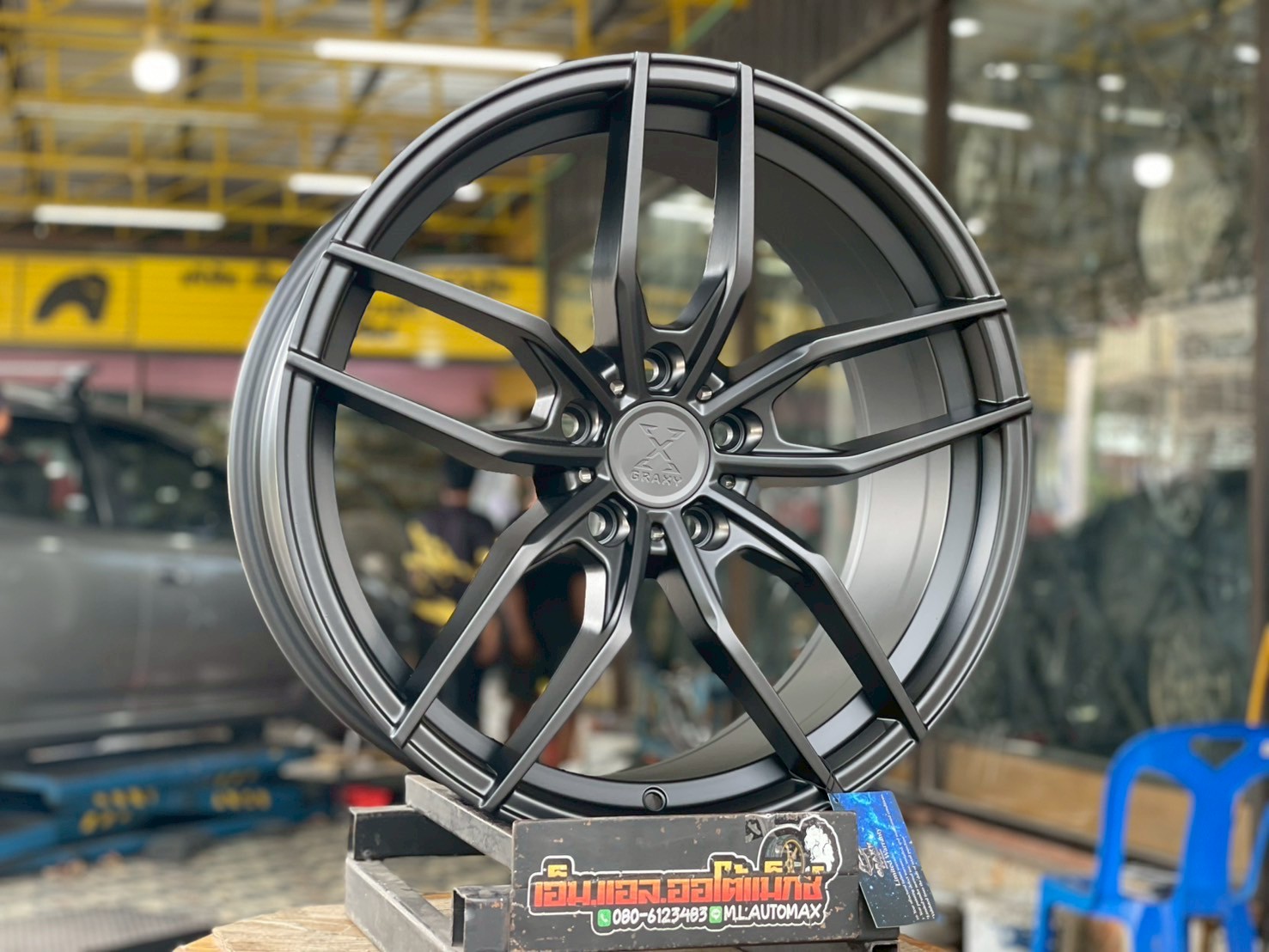ล้อแม็กซ์ Graxy X03+ ขอบ 18 นิ้ว ขนาด 18x8.5 ET35 5x112 และ 5x114