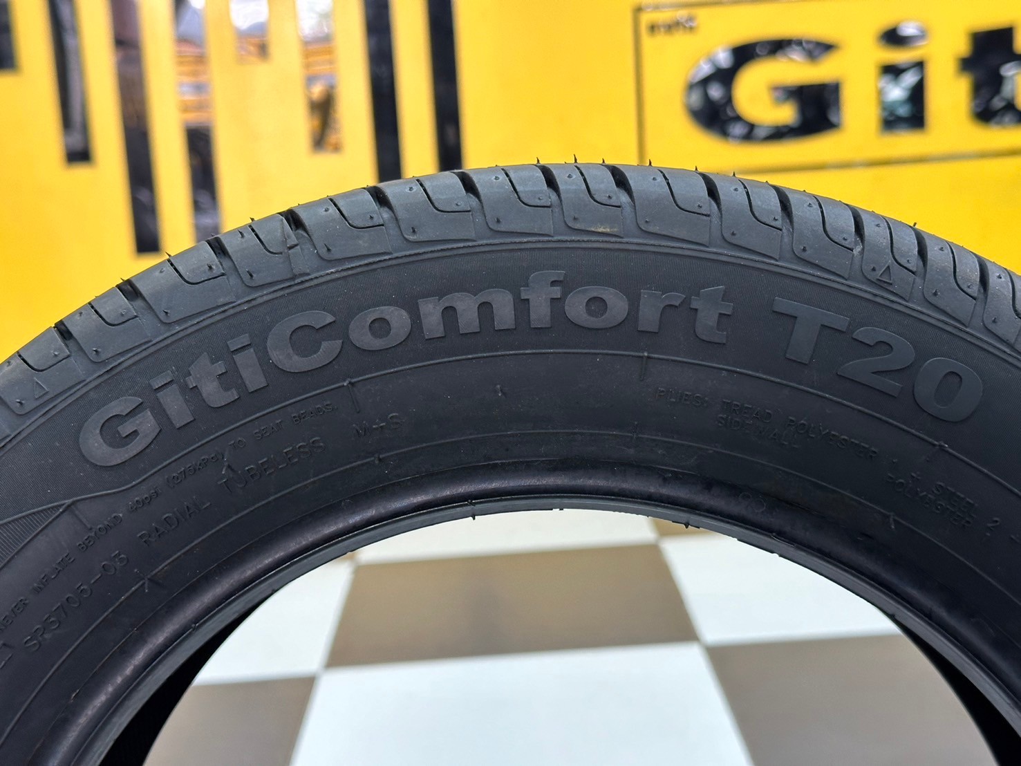 🛞#ยางใหม่จีที GITI ComfortT20 155/65R13 ยางใหม่ปี2024 🛞
