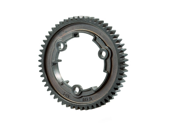 6449R Spur gear, 54-tooth, steel (wide-face, 1.0 metric pitch)