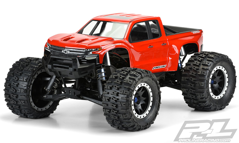 PRO-3507-17 1/5 Pre-Cut 2019 Chevy Silverado Z71 Trail Boss Clear Body: X-MAXX