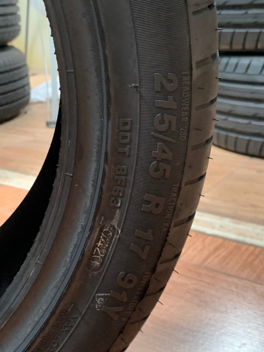 Apollo215/45R17 Aspire4G ยางใหม่ปี202
