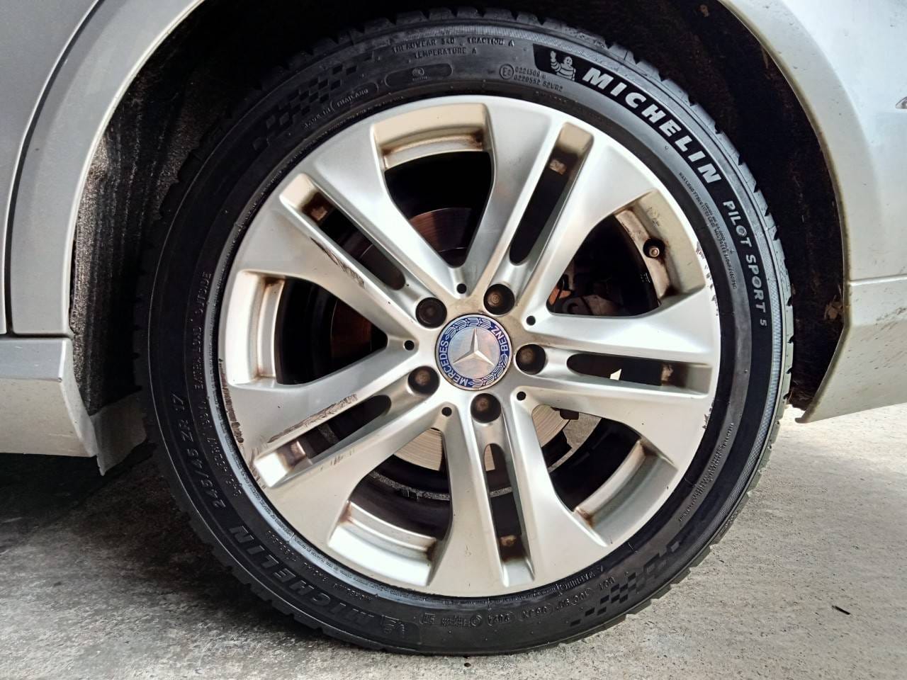 BENZ_E250 เปลี่ยนยาง🛞 #MICHELIN_PILOTSPORT5_245/45R17