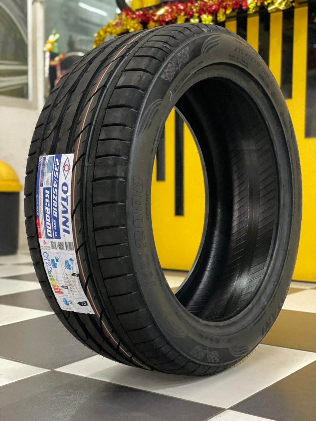OTANI KC2000 235/45R18 ยางใหม่ปี2023 (ราคาพิเศษสอบถามได้ค่ะ)