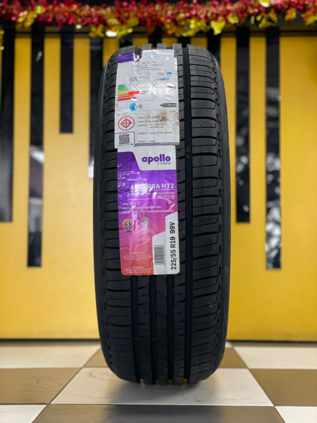 225/55R19 APOLLO APTERRA HT2 ยางใหม่ปี2023