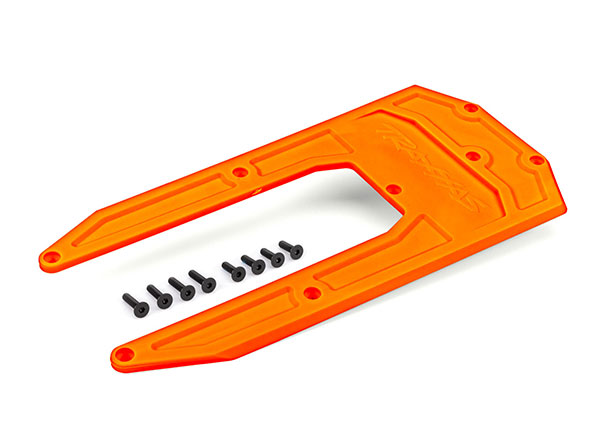 9623T Skidplate, chassis, orange (fits Sledge®)