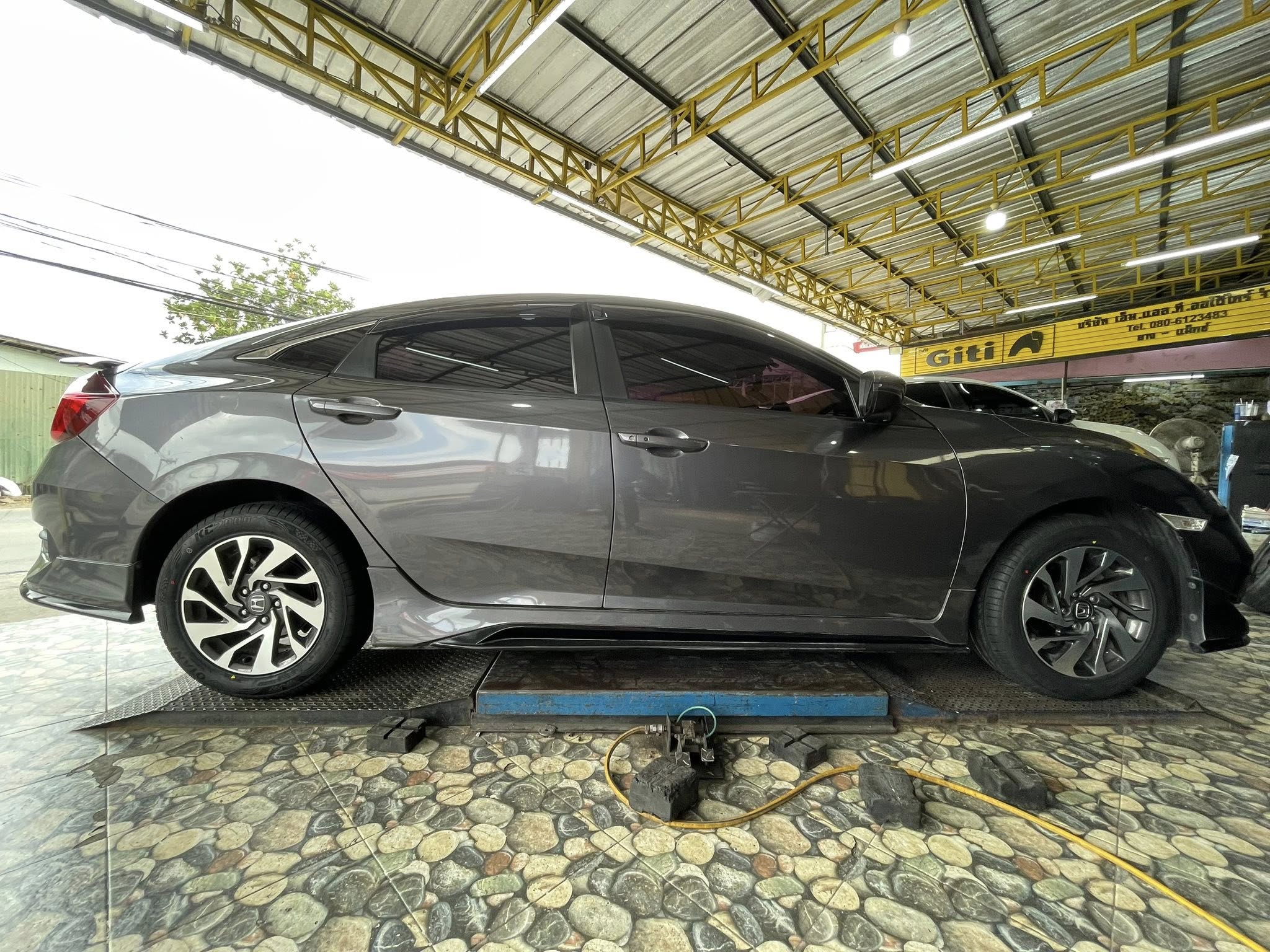 HONDA_CIVIC🚘เปลี่ยนยาง 🛞🐘#OTANI_KC2000_215/55R16