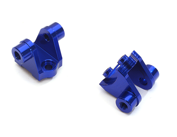 INT-C27969BLUE Billet Machined Alloy Rear Axle Mount for Traxxas TRX-4 Scale & Trail Crawler