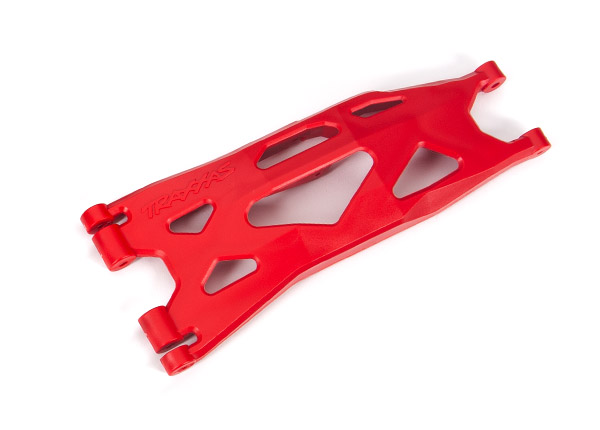 7894R Suspension arm, lower, red (1) (left, front or rear) (for use with #7895 X-Maxx® WideMaxx® suspension kit)