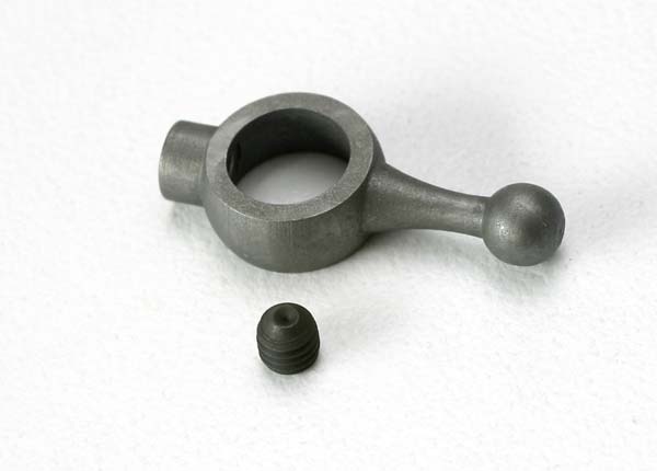 5243 Throttle arm, carburetor/ 3mm set screw (1-each) (TRX® 2.5, 2.5R)