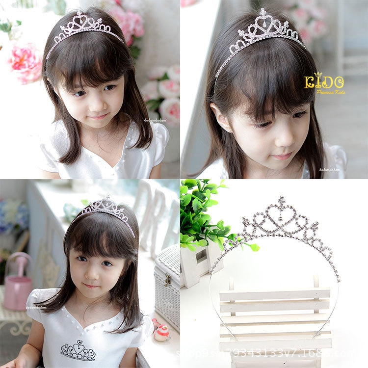 คาดผมเพชร*มีหน้าร้านอยู่รัชดา ลองได้*KF667 มงกุฎเด็ก ประดับผม