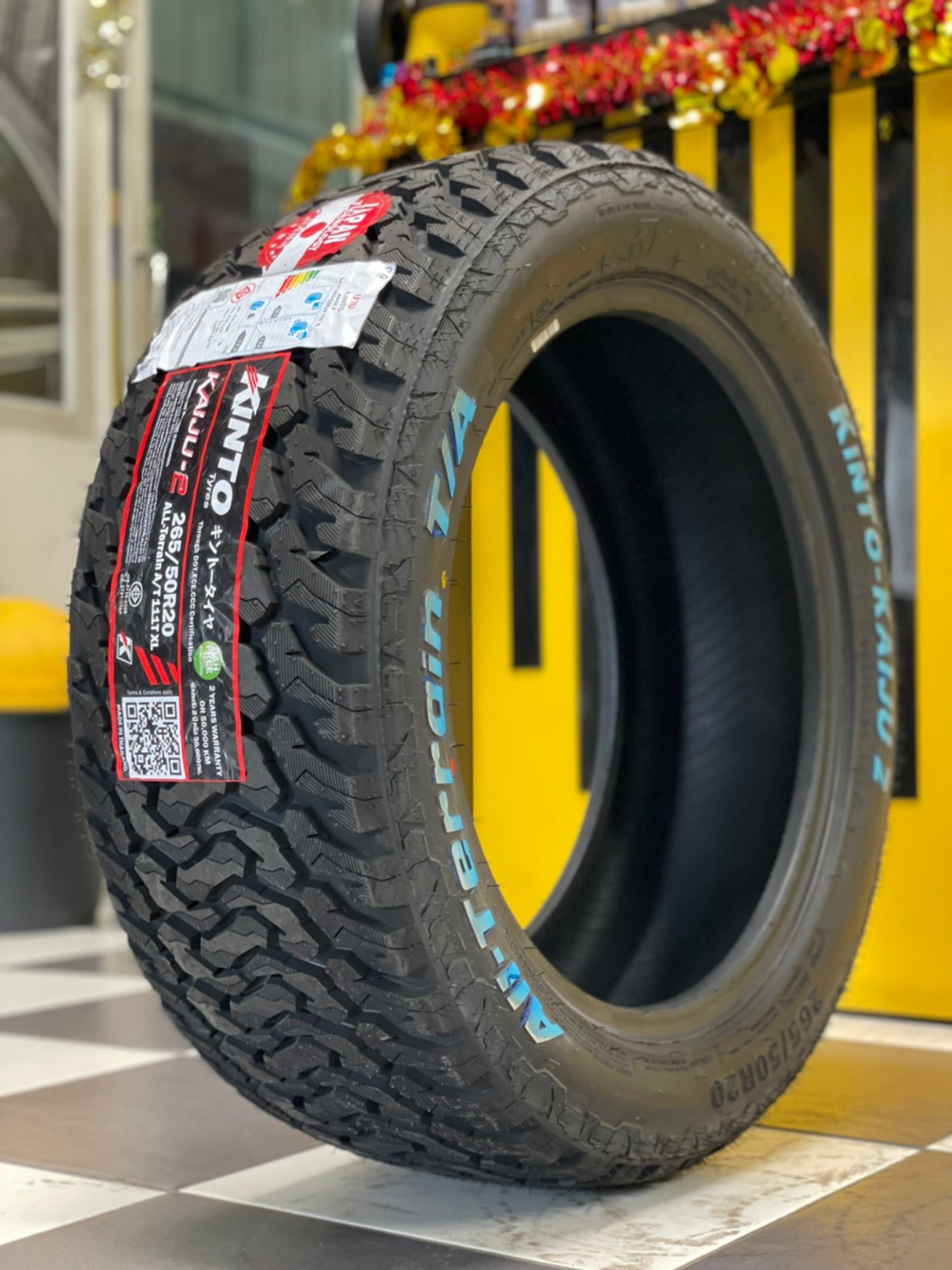 265/50R20 ยาง A/T KINTO KAIJU 2 ยางใหม่ปี2023
