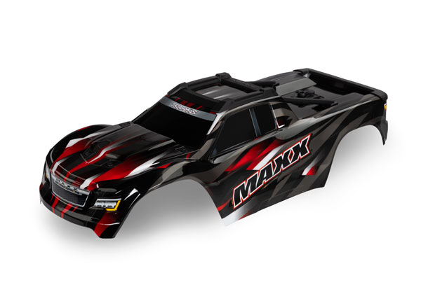 8918R Body, Maxx®, red (painted, decals applied) (fits Maxx® with extended chassis (352mm wheelbase))