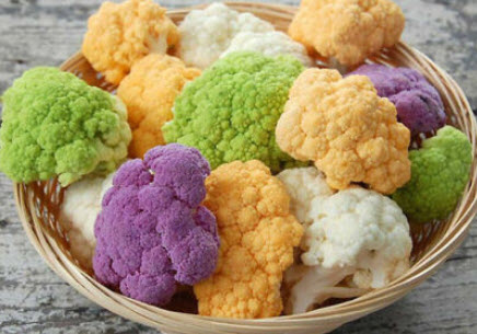กะหล่ำดอก (Cauliflower) คละ 4 สี / 200 เม็ด (USA)