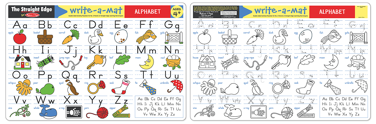5028 Write-A-Mat Learning Mat - Alphabet