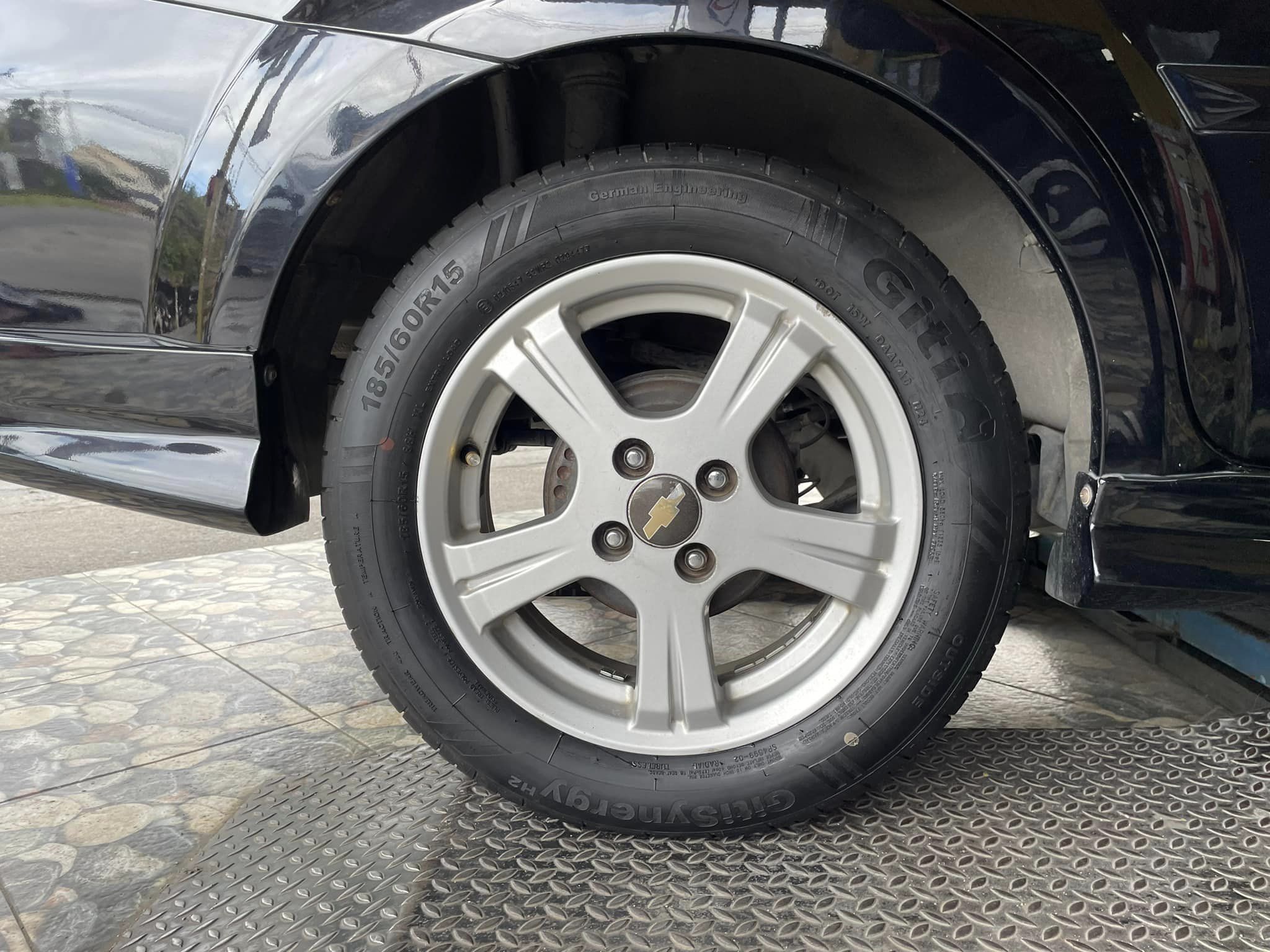 #Chevrolet_Aveo เปลี่ยนยางจีที GITI_SYNERGY_H2 185/60R15