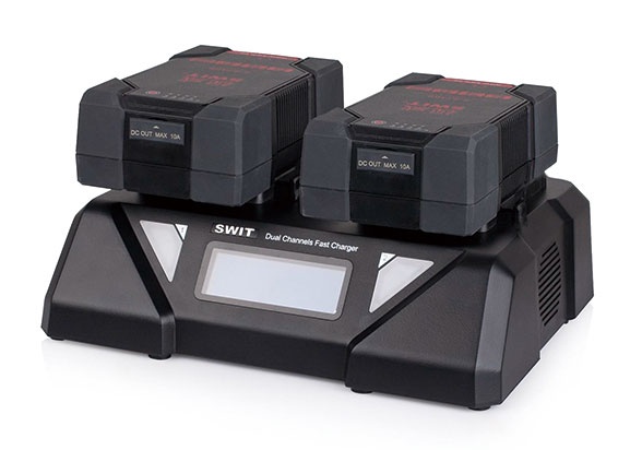 SWIT S-3812S 2-ch V-mount Super Fast Charger