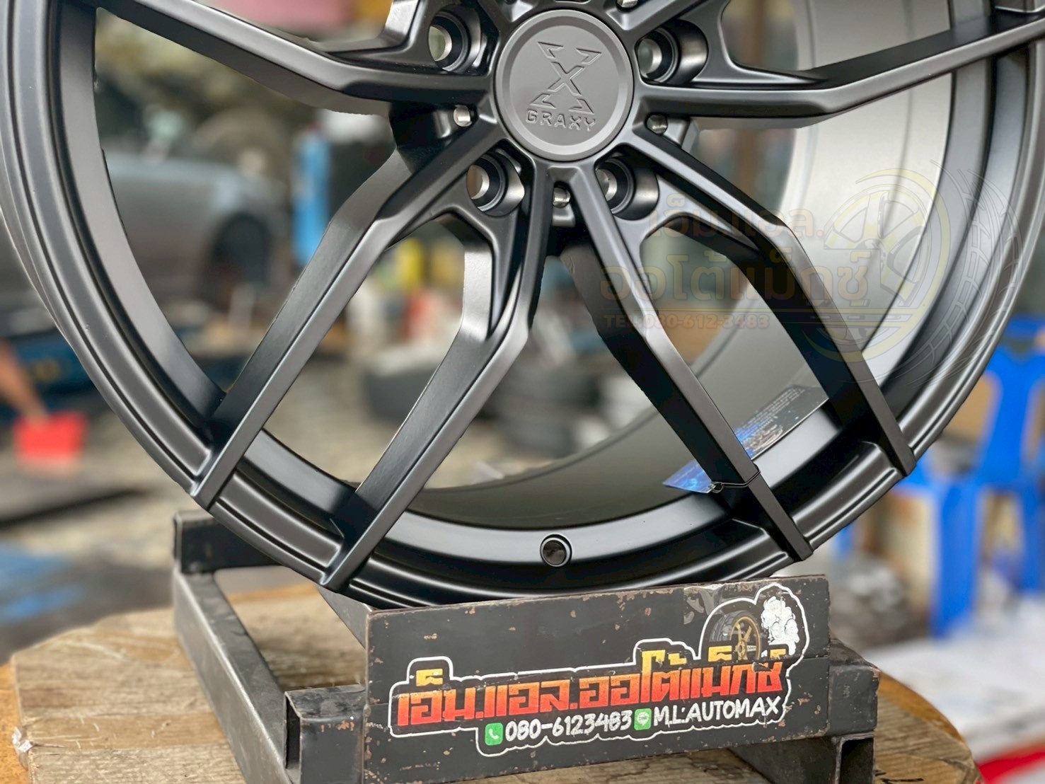 ล้อแม็กซ์ Graxy X03+ ขอบ 18 นิ้ว ขนาด 18x8.5 ET35 5x112 และ 5x114