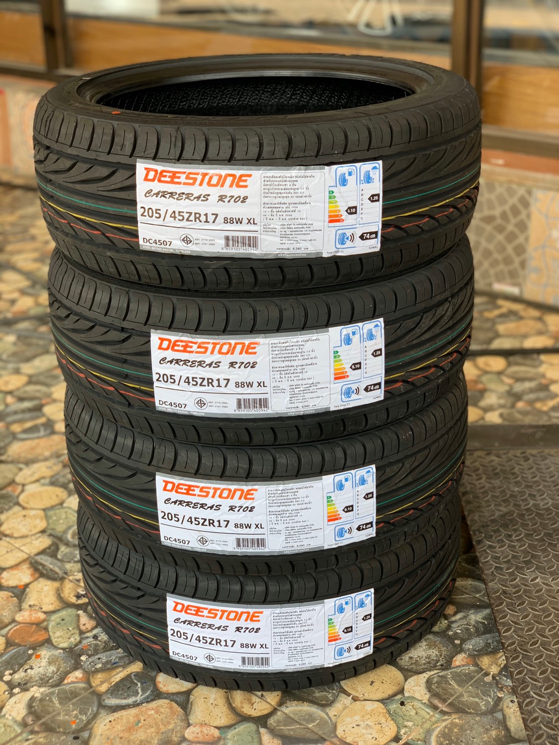 205/45R17 ดีสโตน ยางไทย ยางใหม่ปี2020