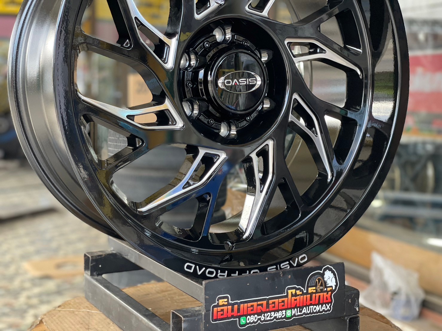 ล้อแม็กซ์ใหม่ขอบ20 OASIS Bravo GT-1 20x9.0 ET0 6x139.7 สีดำ หล่อดุดัน