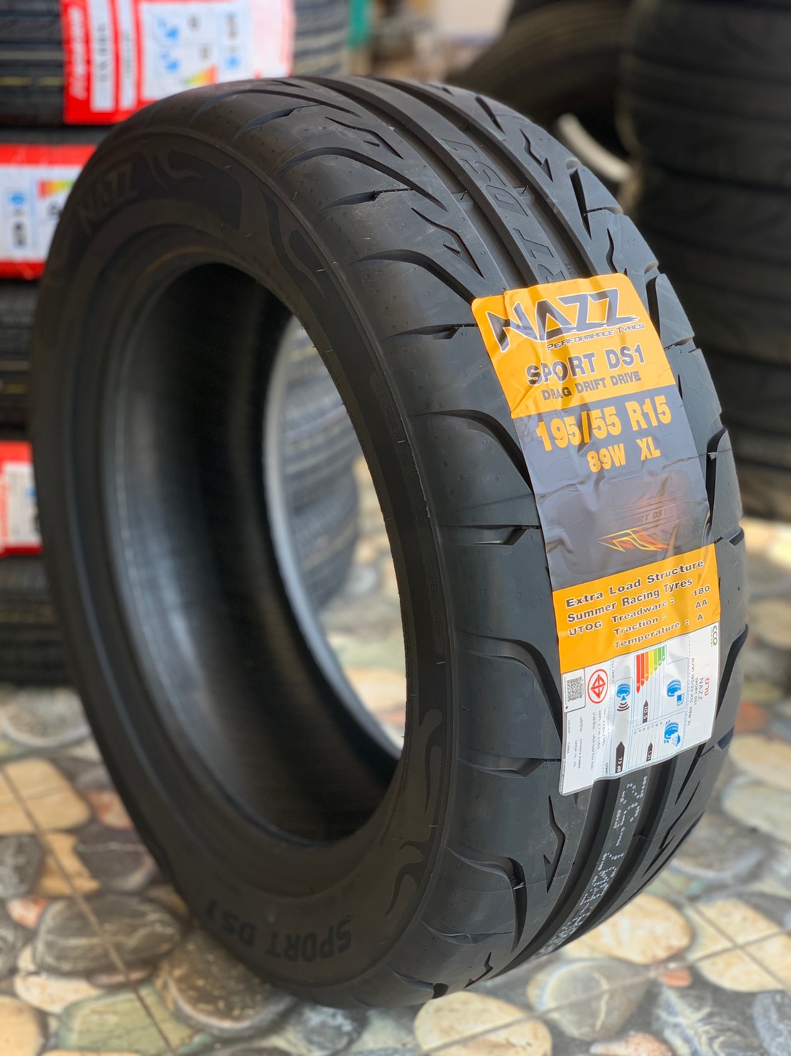 195/55R15 NAZZ DS1 ยางซอฟลายซิ่ง ยางสปอร์ตคุณภาพดี ยางปี2020