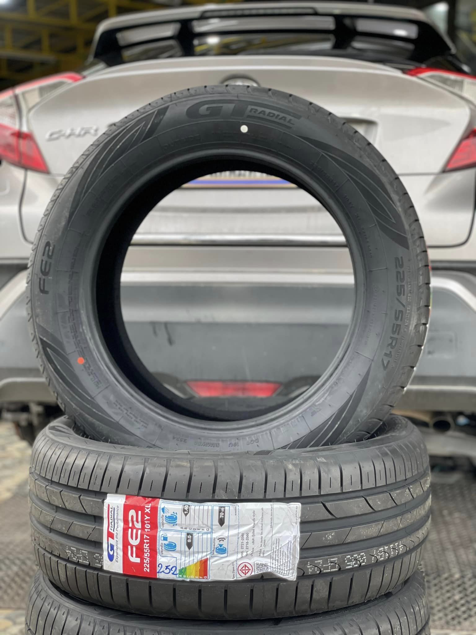 🚘 #TOYOTA_HR-V เปลี่ยนยาง 🛞 #GT RADIAL FE2_225/55R17