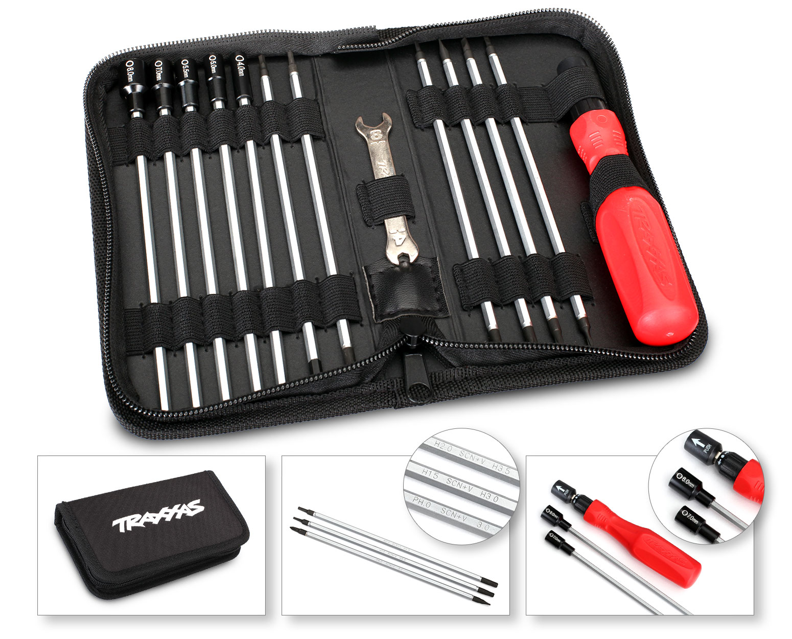 3415 Traxxas Tool Kit with Carrying Case