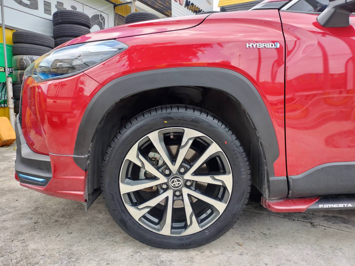 🚘#TOYOTA_CROSS เปลี่ยนยาง 🛞 #OTANI_KC2000_225/50R18