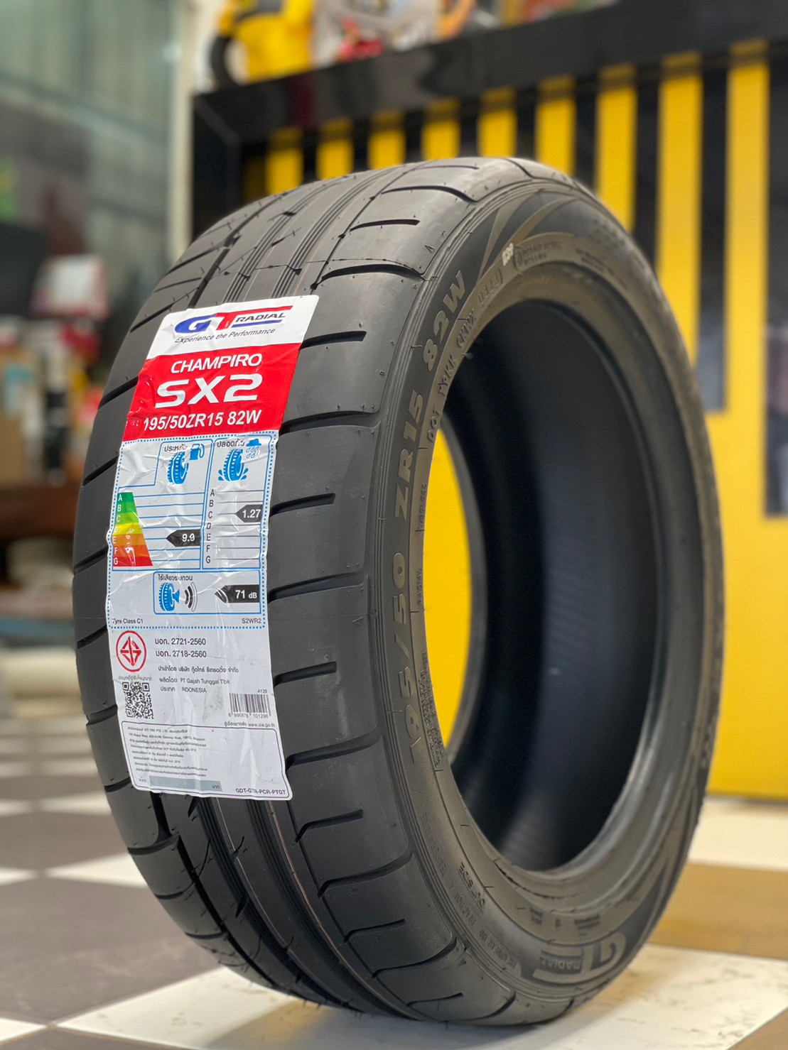 GT RADIAL CHAMPIRO SX2 195/50R15 เทรดแวร์ 180 ยางใหม่ปี2023 (4เส้น) แถมฟรีลำโพงบลูทูธ JBL แท้