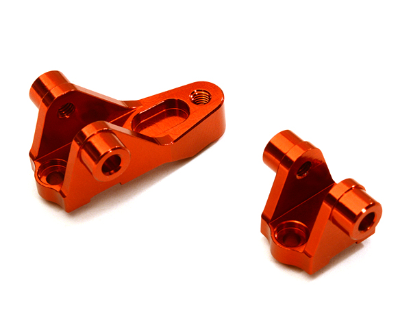 INT-C27973RED Billet Machined Alloy Caster Blocks for Traxxas TRX-4 Scale & Trail Crawler