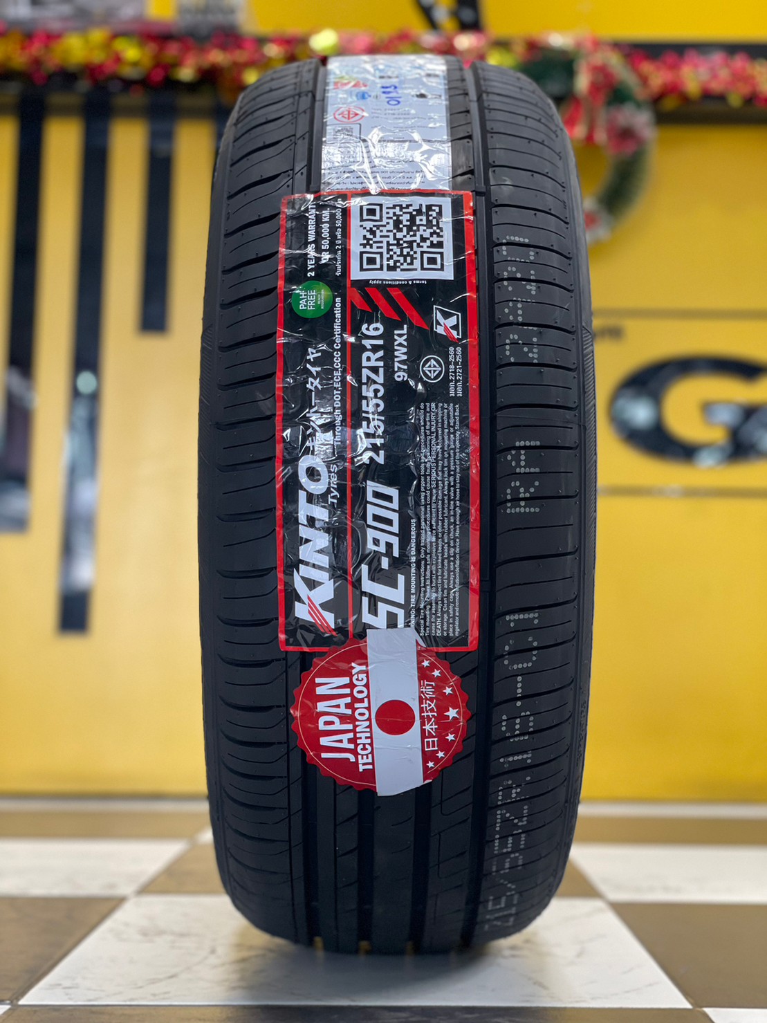 KINTO SC-900 215/55R16 ยางใหม่ปี2023