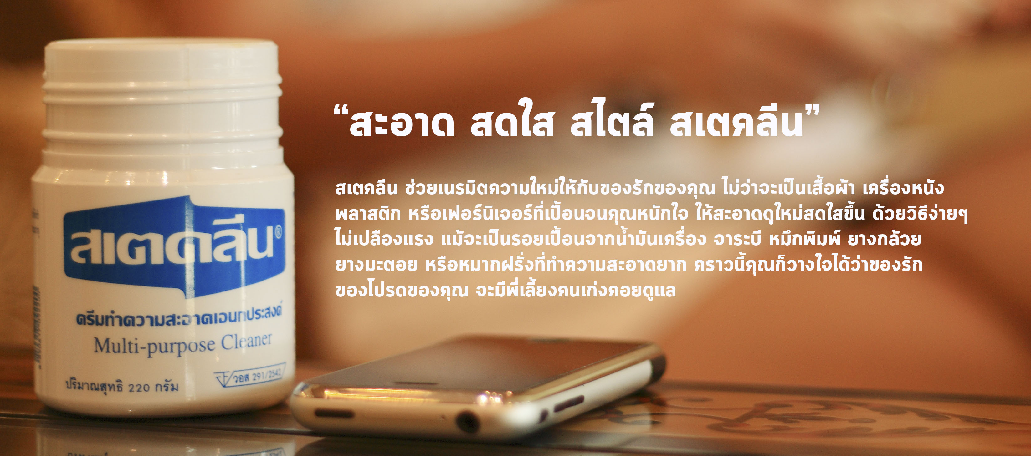 สเตคลีนทำความสะอาด