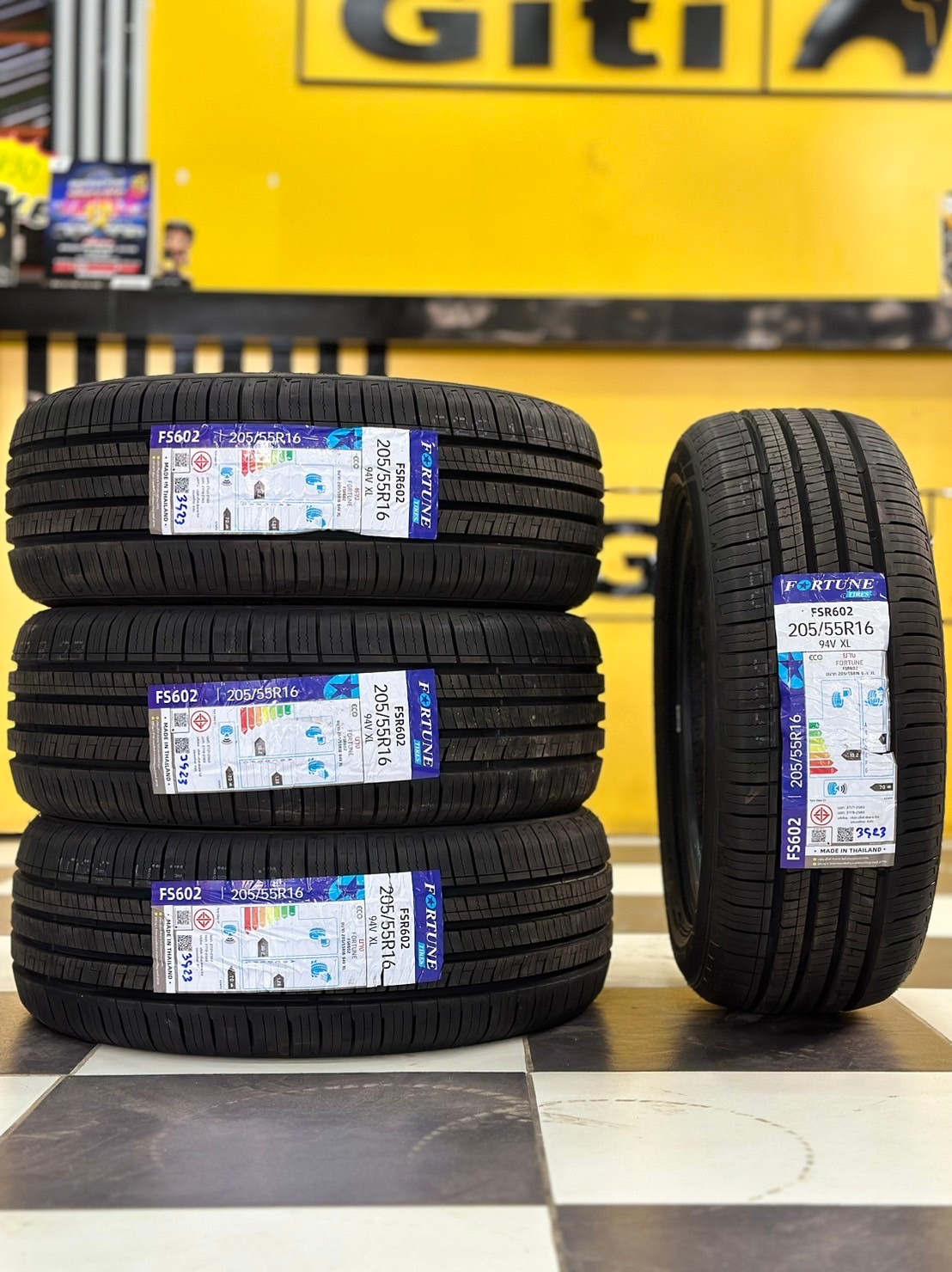 💥💥ยางใหม่ #FORTUNE #FSR602 205/55R16 ยางใหม่ปี2023💥