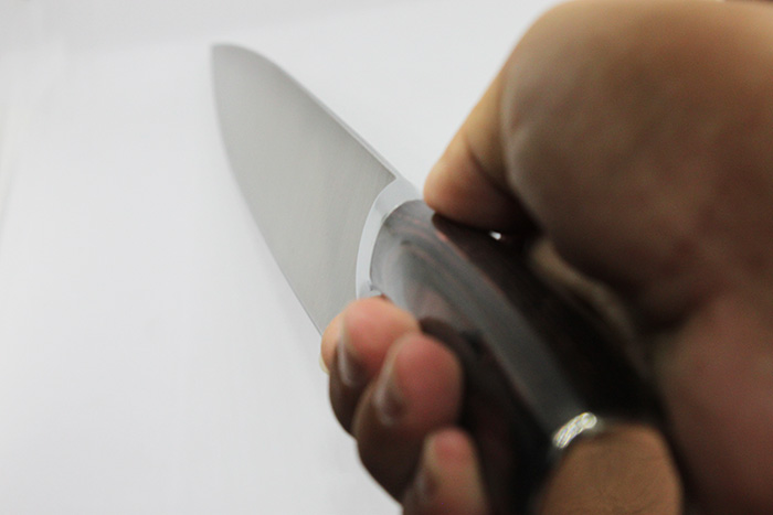 wood handle 440c chef knife