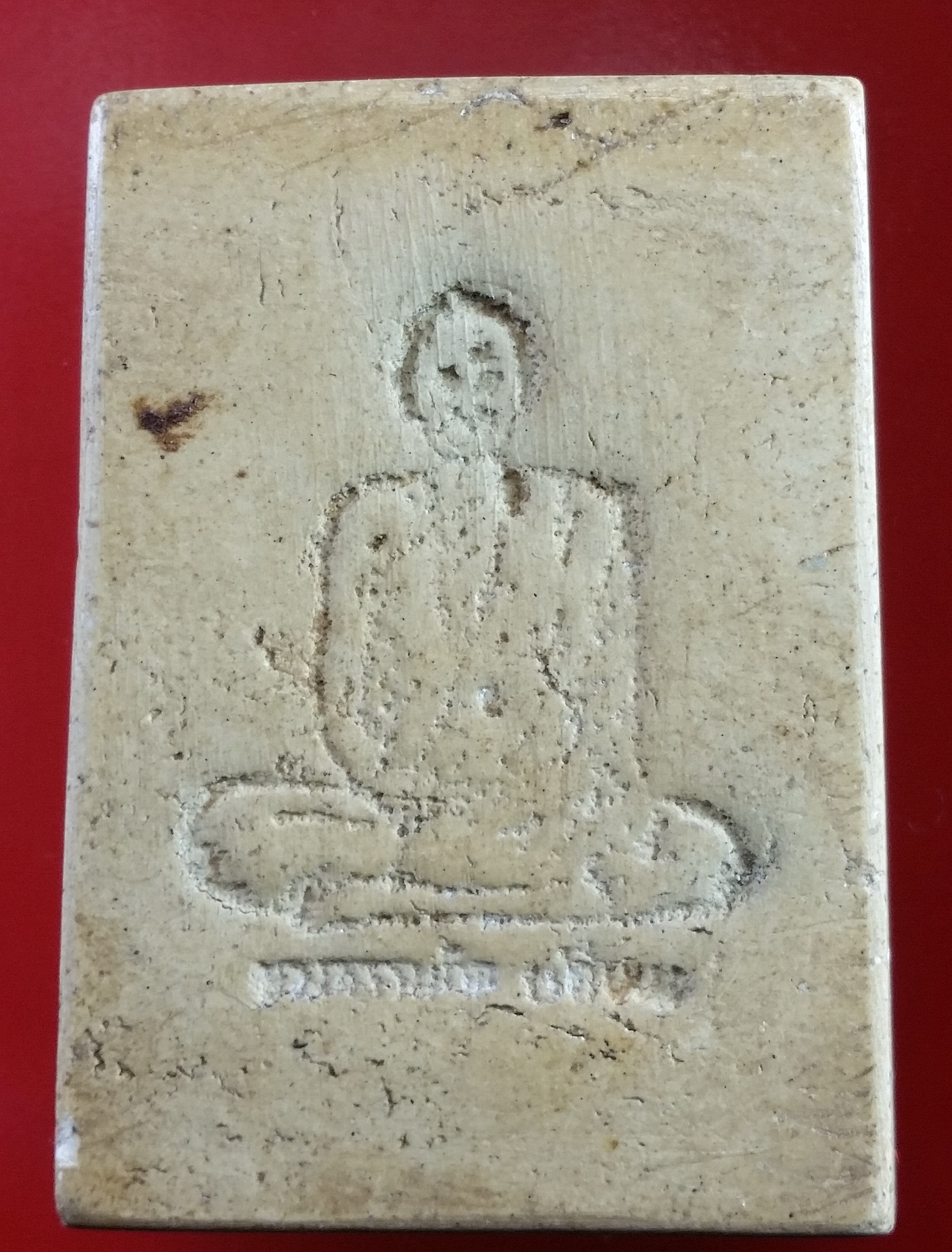 พระ สมเด็จเกศบัวตูมรุ่นเเรกหลวงปู่เทียน วัดโบสถ์ ปี2506 จ.ปทุมธานี เนื้อผง จัดจ้าน ตะกรุดคู่