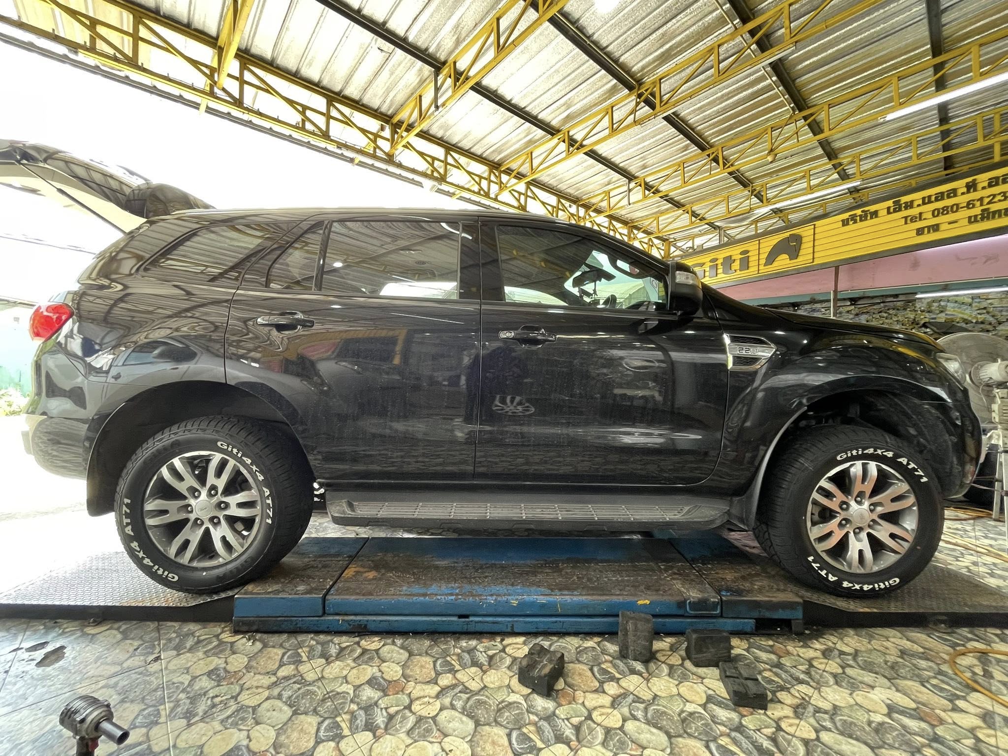 FORD_EVEREST #เปลี่ยนยาง 🛞🐘#GITI_4X4AT71_265/60R18