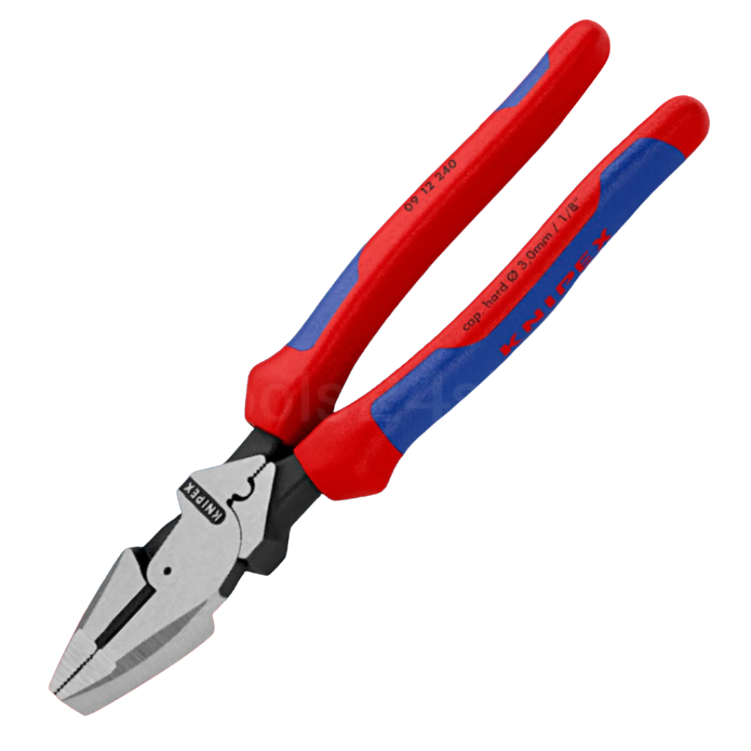 คีมปากจิ้งจกช่างไฟฟ้า (9 นิ้ว) (Lineman's Pliers) รุ่น 09 12 240 KNIPEX