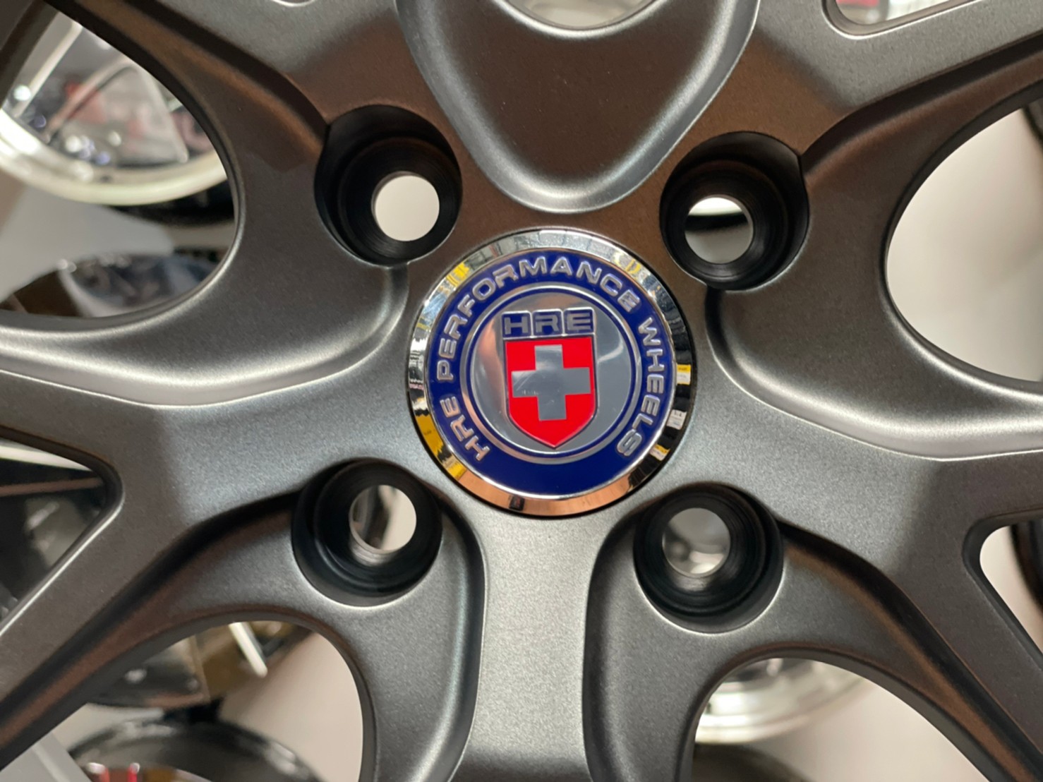 ล้อแม็กซ์ SSW ลายHRE S308 ล้อแม็กซ์ขอบ15 กว้าง6.5 ออฟ35 4รู100 สีเทาด้าน งานStamford Sport Wheel