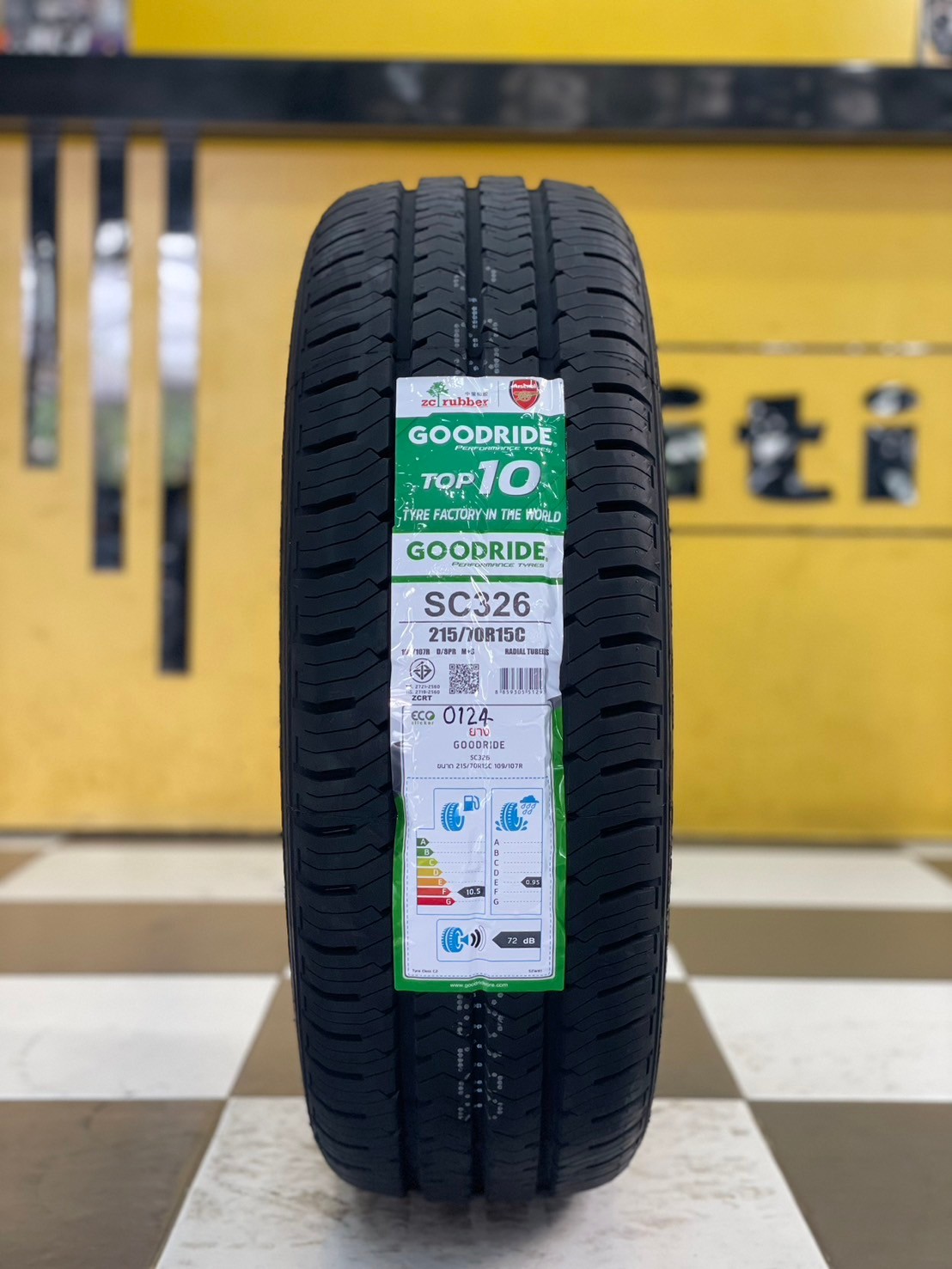 ยางใหม่ GOODRIDE SC326 215/70R15 ยางใหม่ปี2024 (ยางโปรโมชั่นสินค้ามีจำนวนจำกัด)
