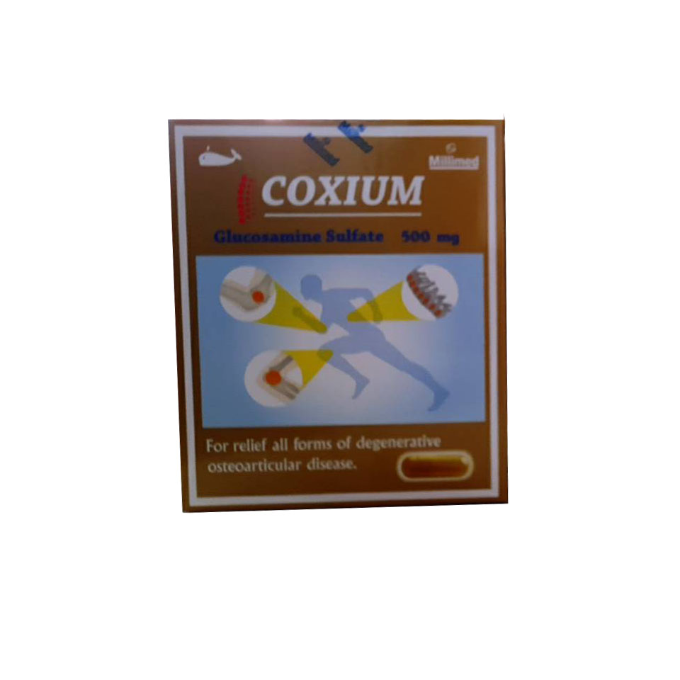 COXIUM 500 mg Glucosamine Sulfate 100capsules
